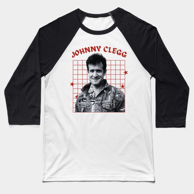 Johnny clegg --- 70s aesthetic Baseball T-Shirt by TempeGorengs